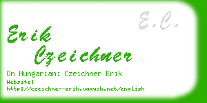 erik czeichner business card